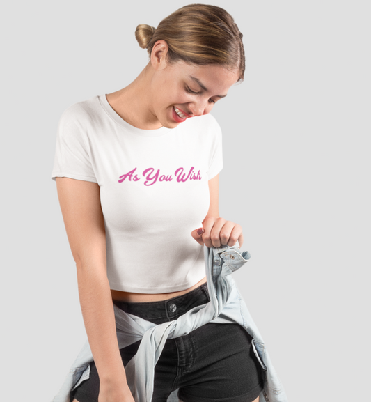 As You Wish (Ananya Pandey Inspired) - Crop top