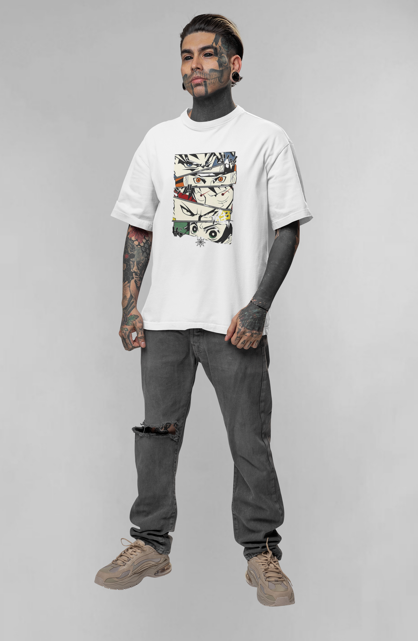Anime eyes unisex oversized t-shirt