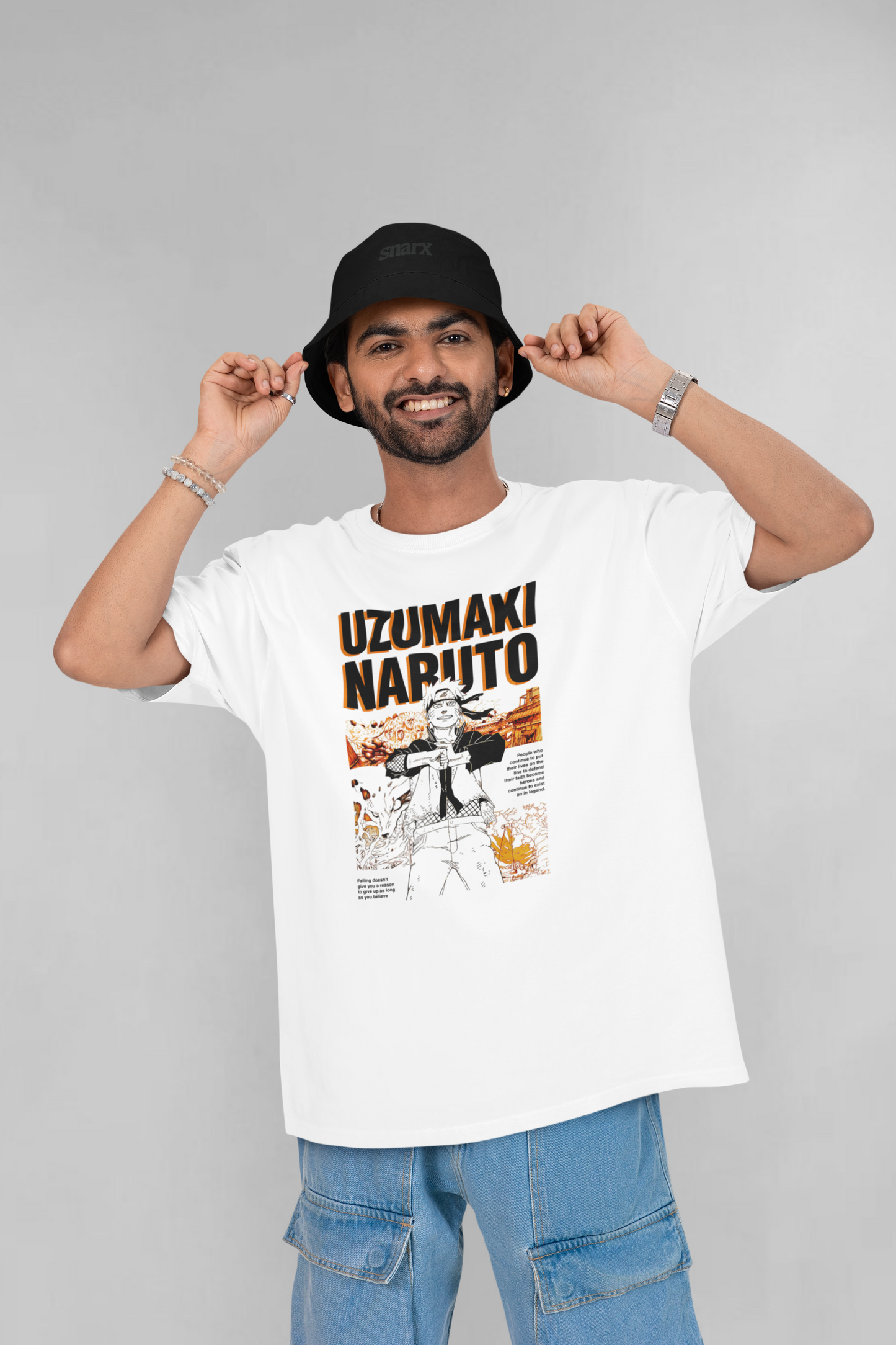 Uzumaki naruto unisex oversized t-shirt