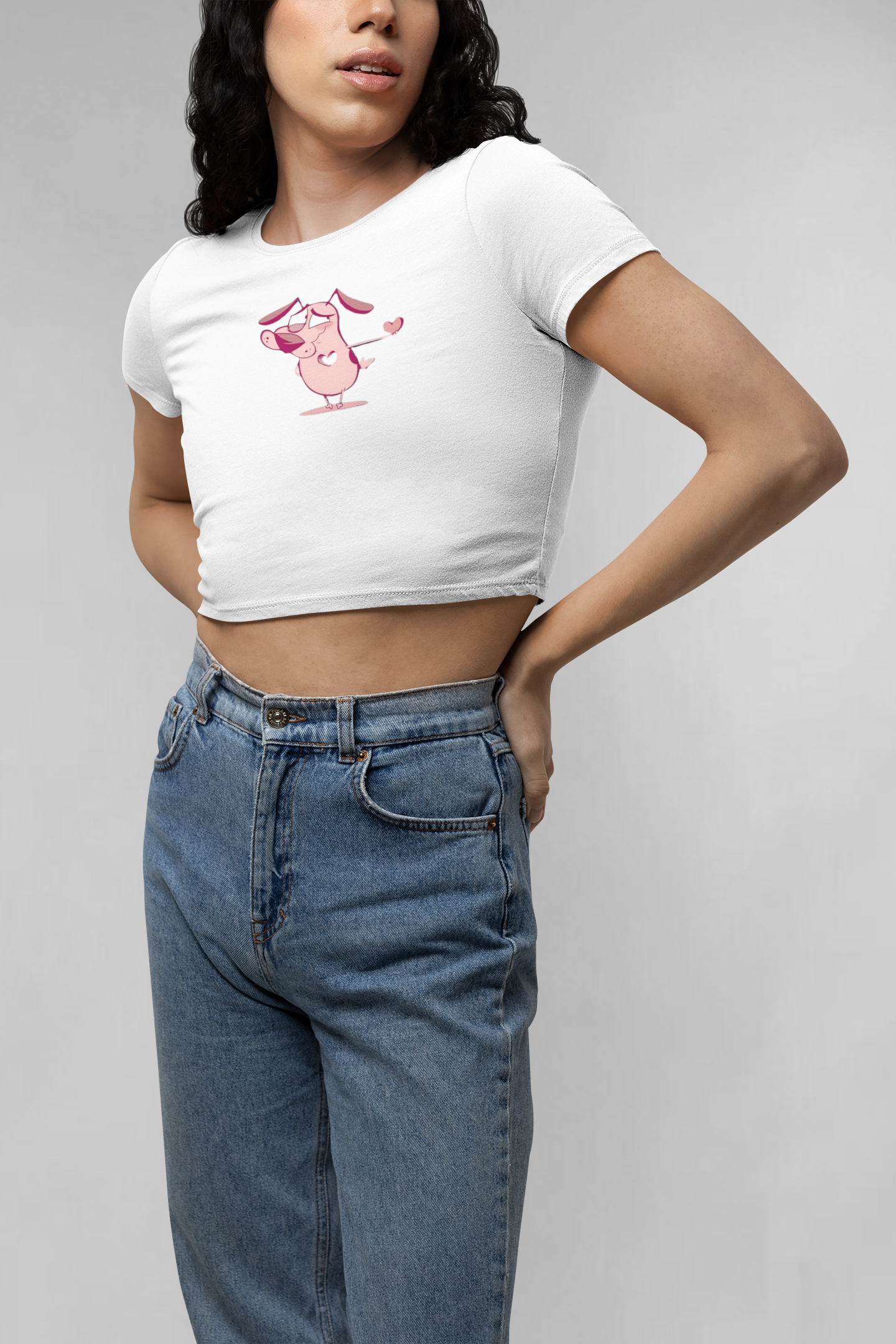 Fraidy crop top