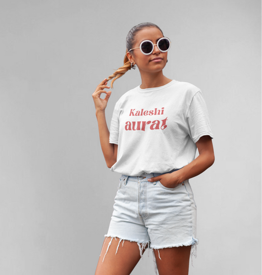 kaleshi aurat unisex oversized t-shirt