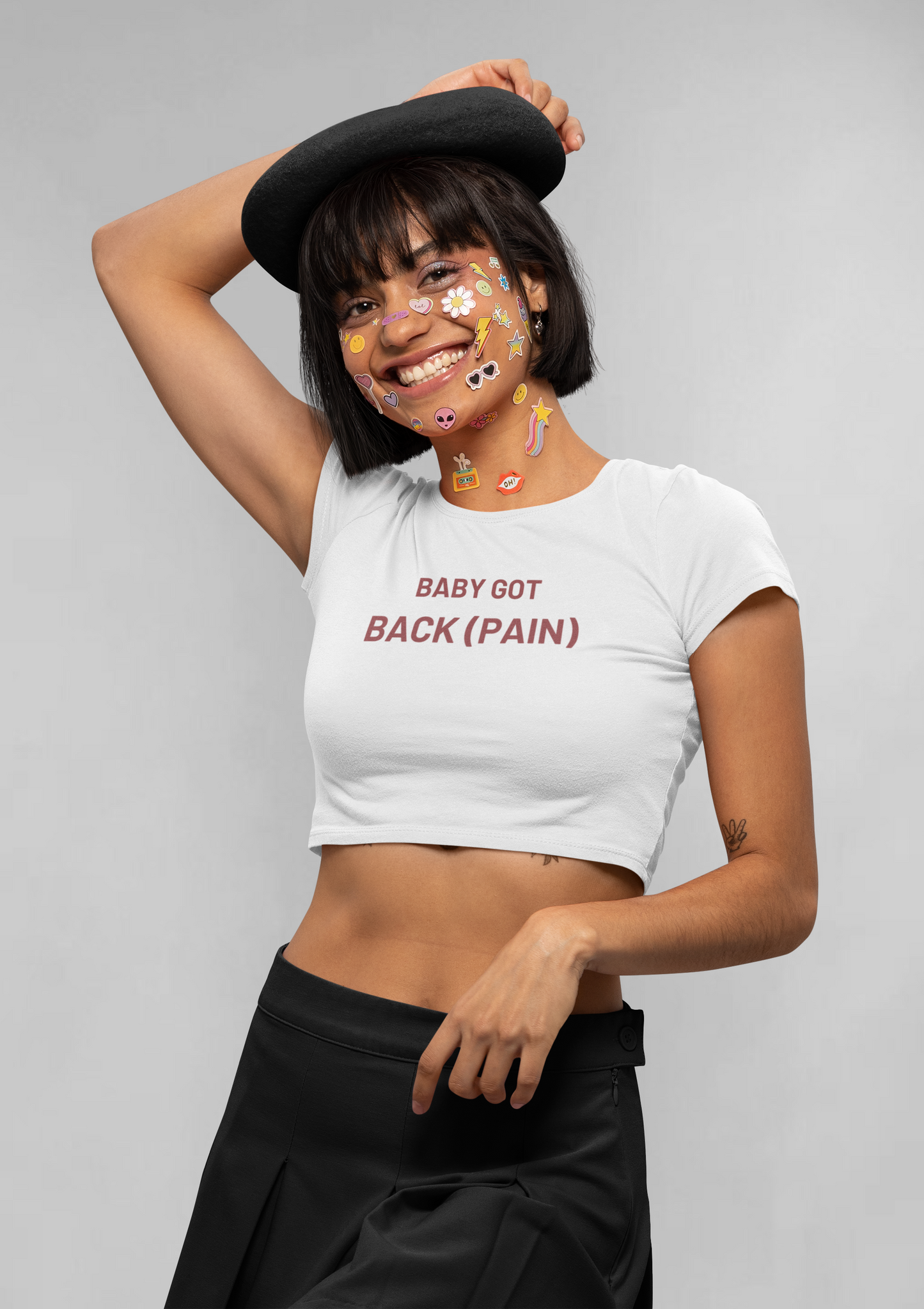 Baby got back pain - Crop top