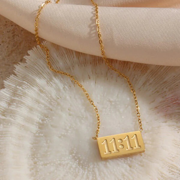 11:11 Angel Make A Wish Gold - Necklace