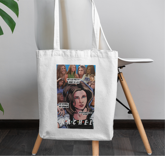 FRIENDS rachel tote bag with zipper
