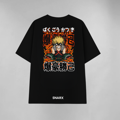 katsuki bakugou (double side print) unisex oversized t-shirt