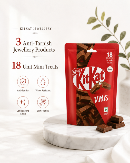 Kitkat Jewelry (3 Anti-Tarnish Jewelry and 18 units chocolate)