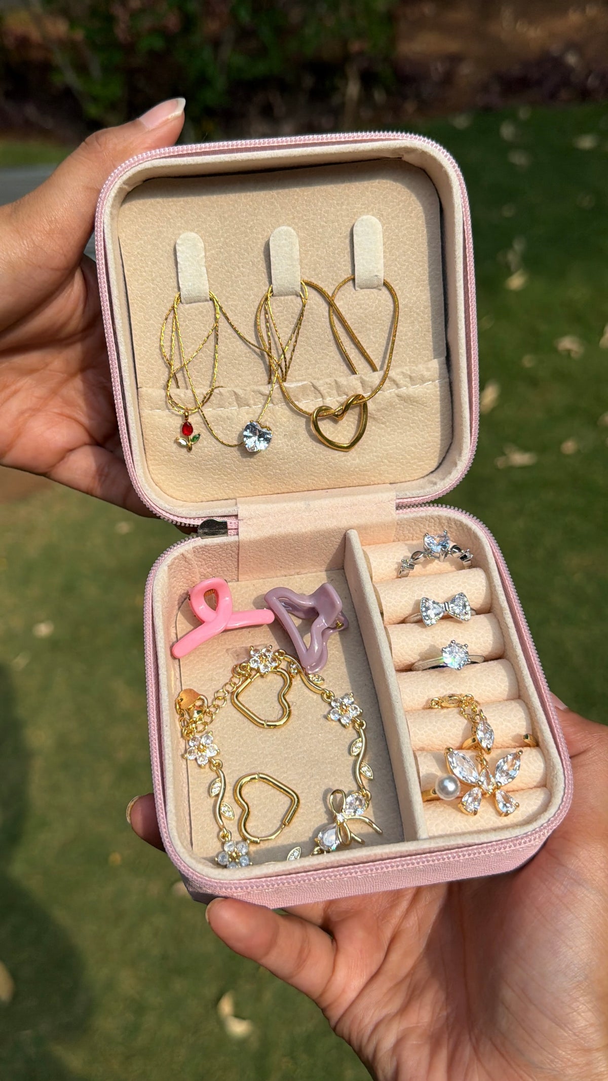 Whimsical Jewelry Box(9 Anti-tarnish pieces + FREE jewelry organizer box)