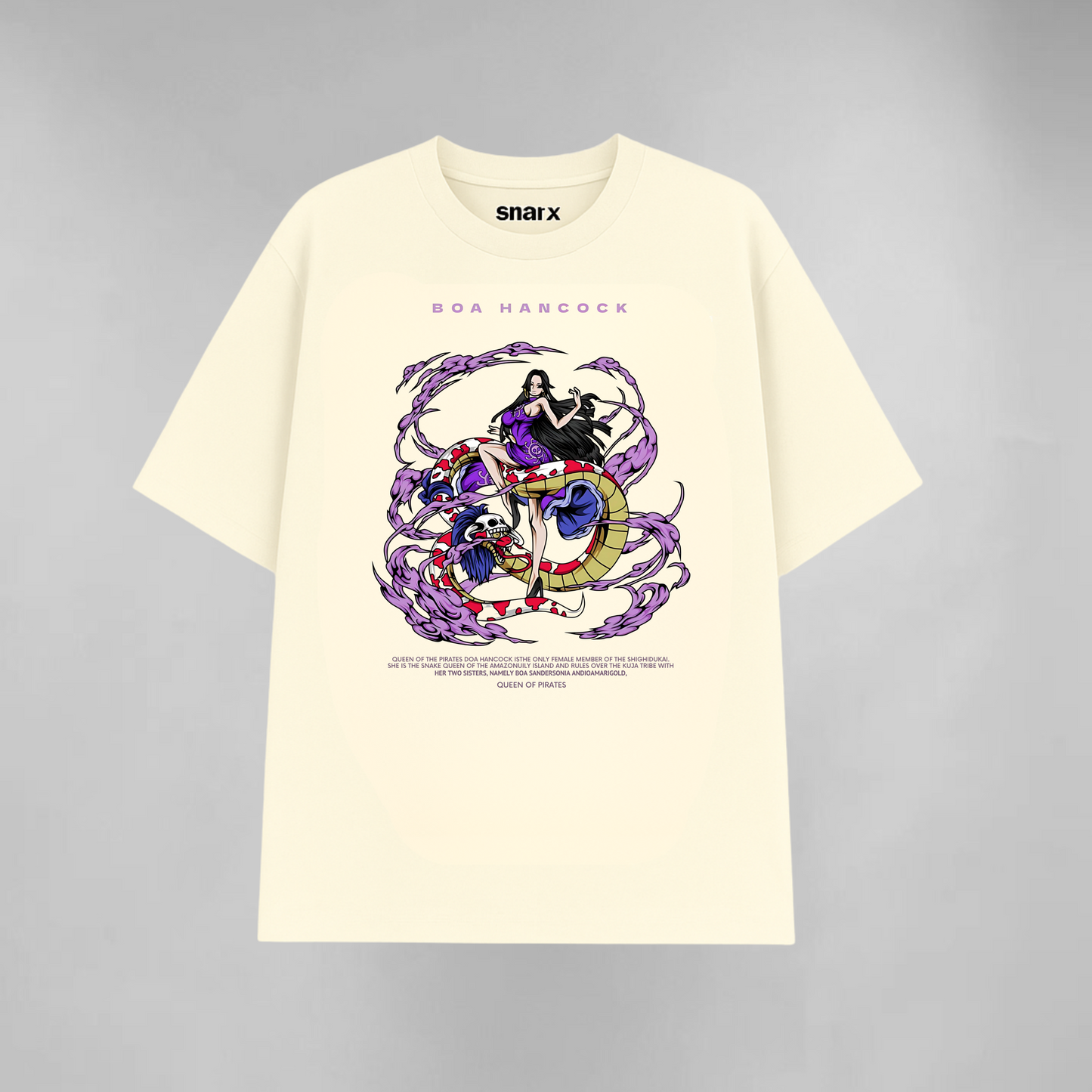 Pirate Empress Boa Hancock (One Piece) Unisex Oversized T-shirt