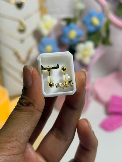 Butterfly Ball back Studs