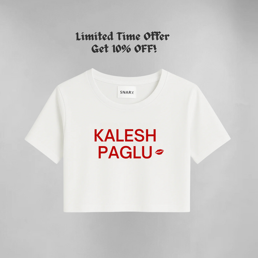 Kalesh Paglu (Apoorva - Rebel kid Inspired) - Crop Top