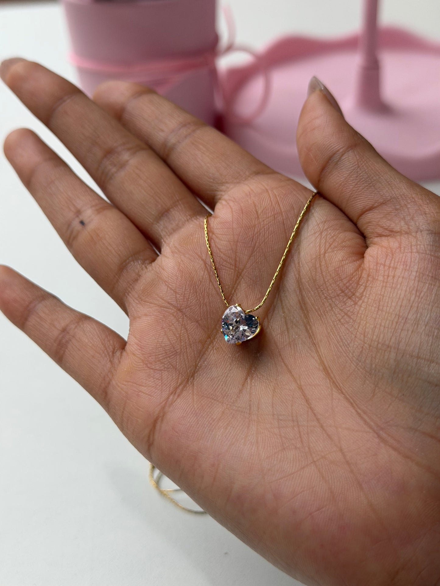 Heart Diamond Necklace
