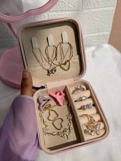 Whimsical Jewelry Box(9 Anti-tarnish pieces + FREE jewelry organizer box)