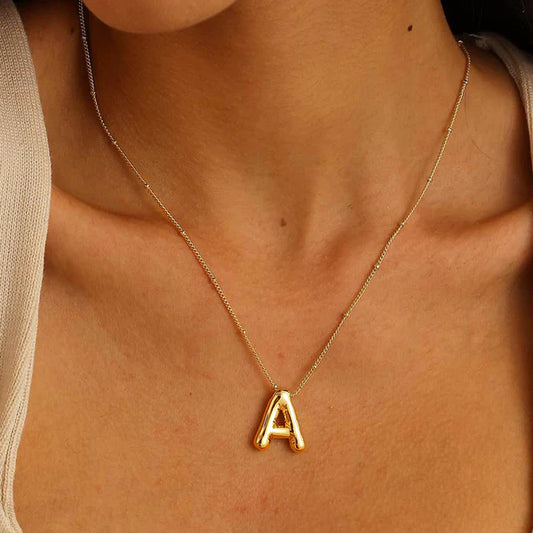 Anti Tarnish Alphabetical - Necklace