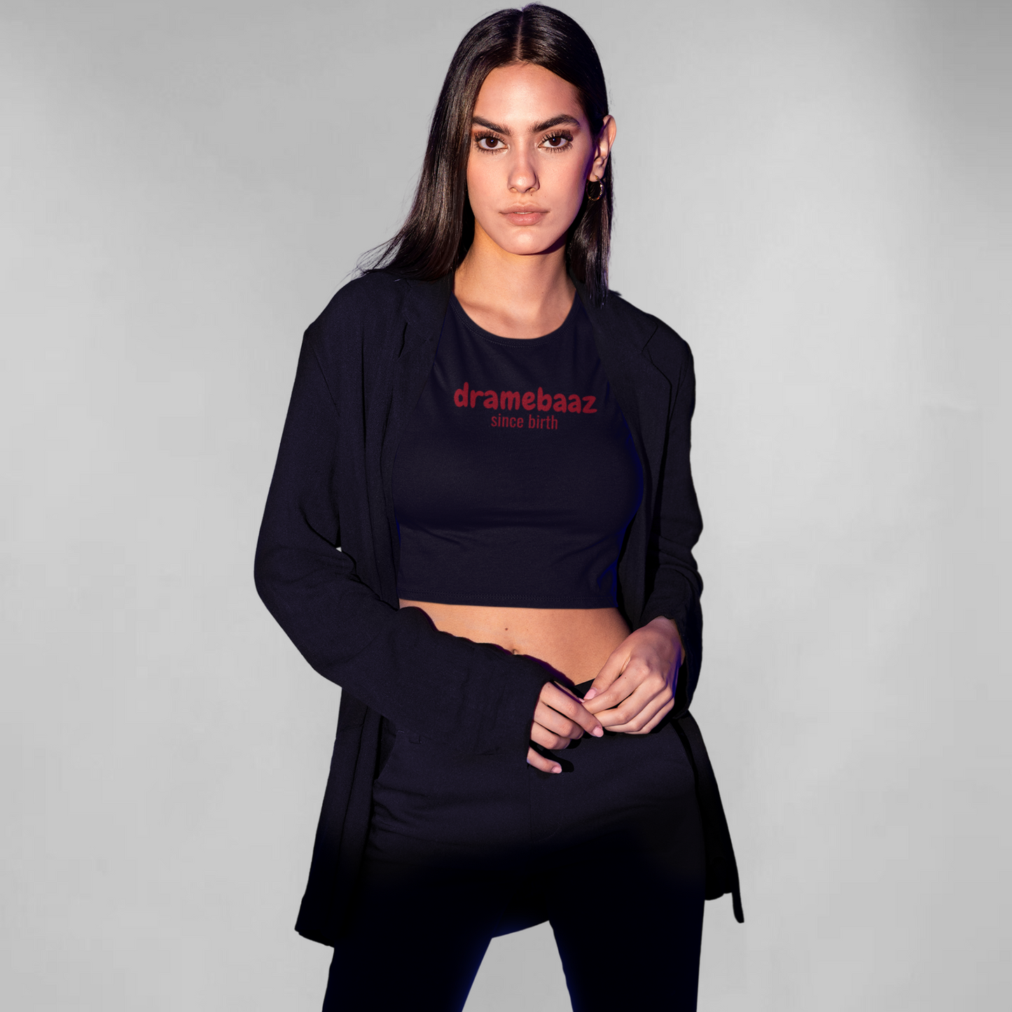 Dramebaaz since birth crop top