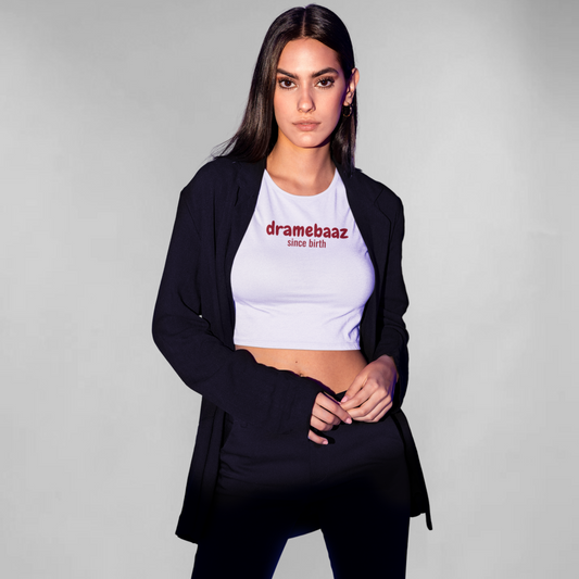 Dramebaaz since birth crop top