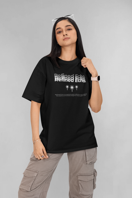 Refined echo unisex oversized t-shirt