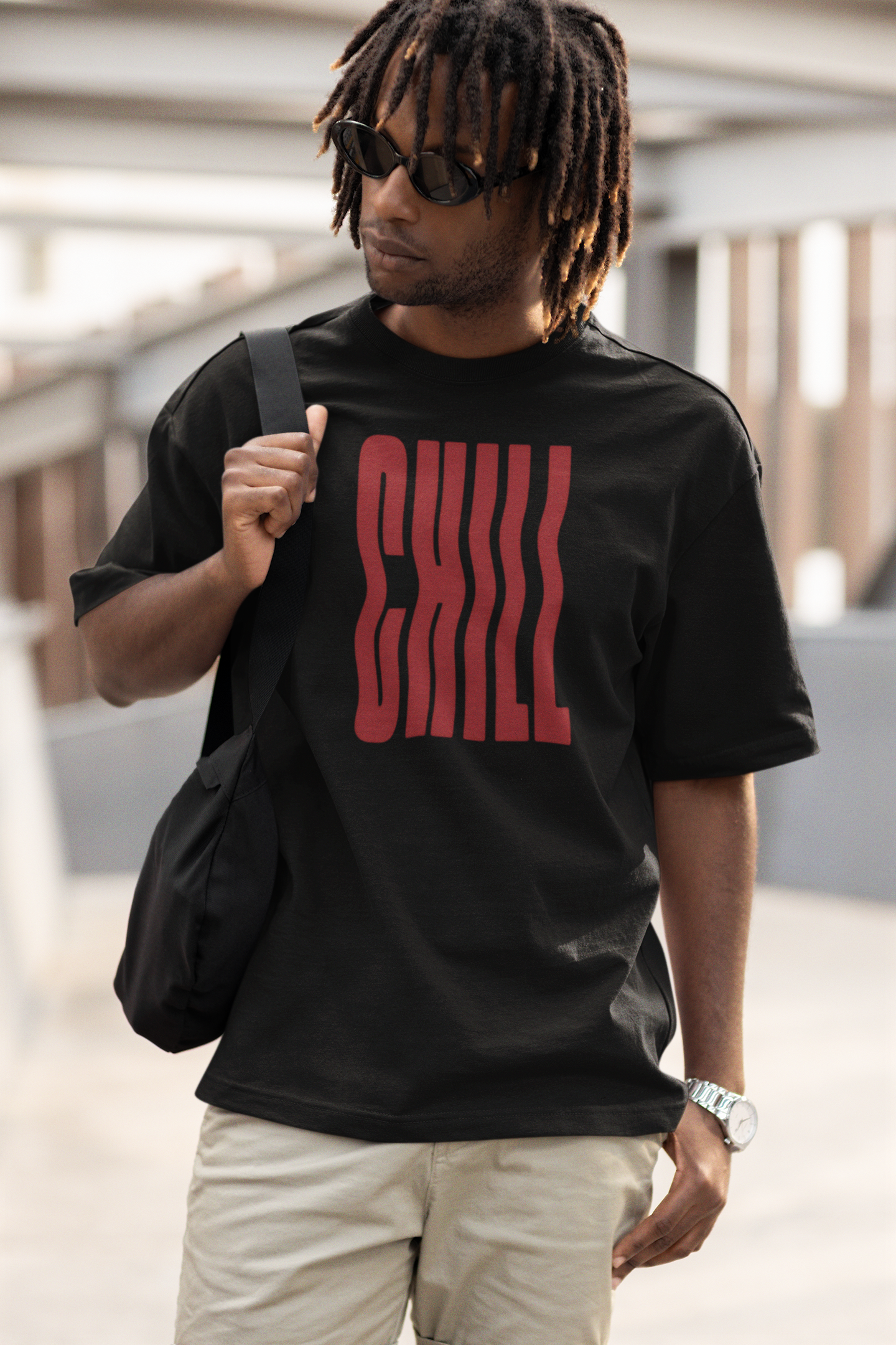 Chill Unisex oversized t-shirt