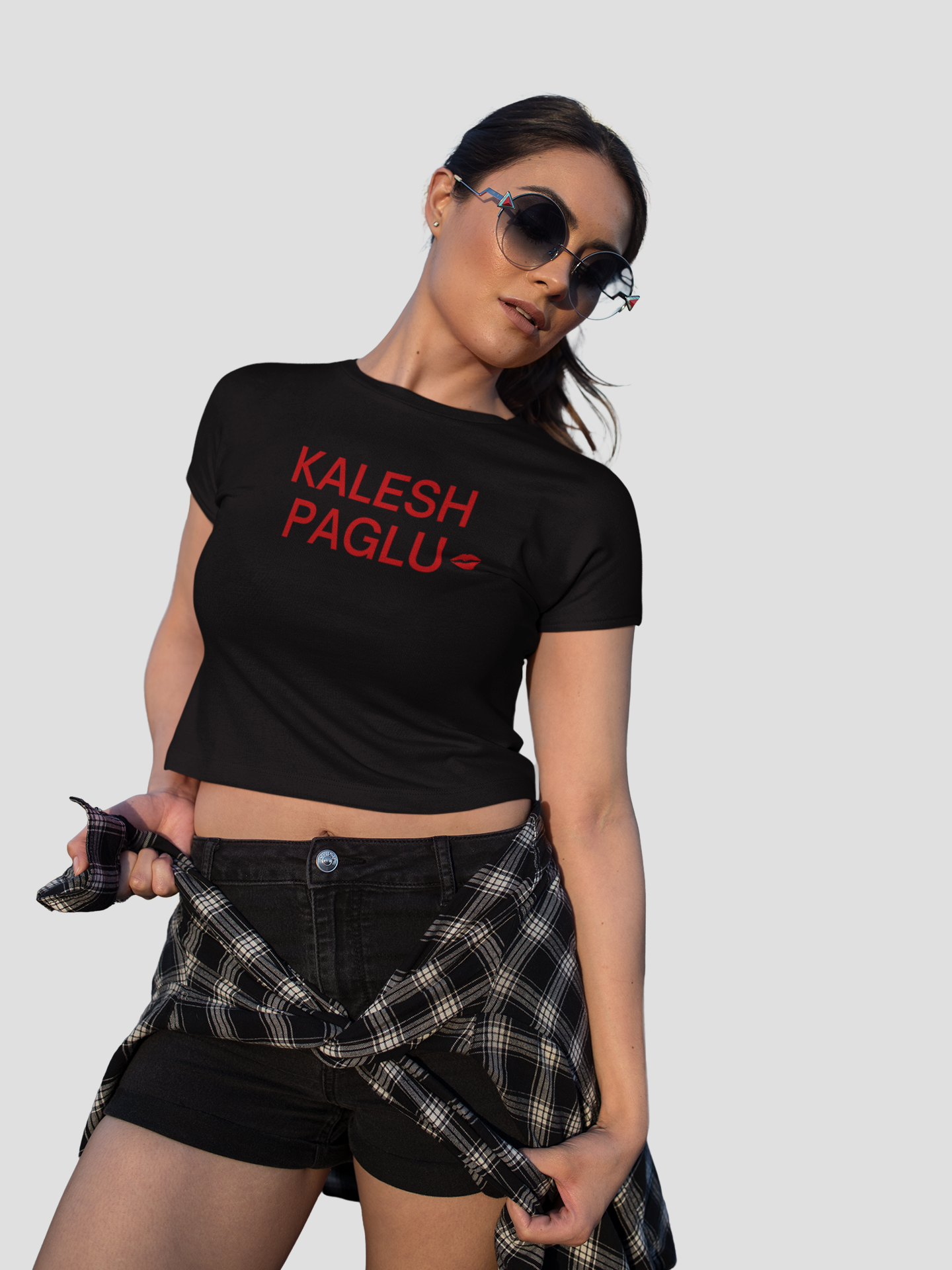 Kalesh Paglu (Apoorva - Rebel kid Inspired) - Crop Top