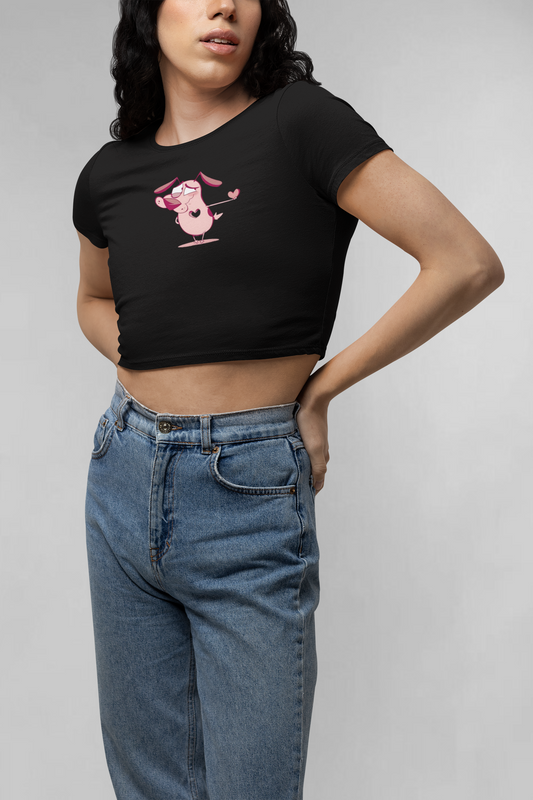 Fraidy crop top