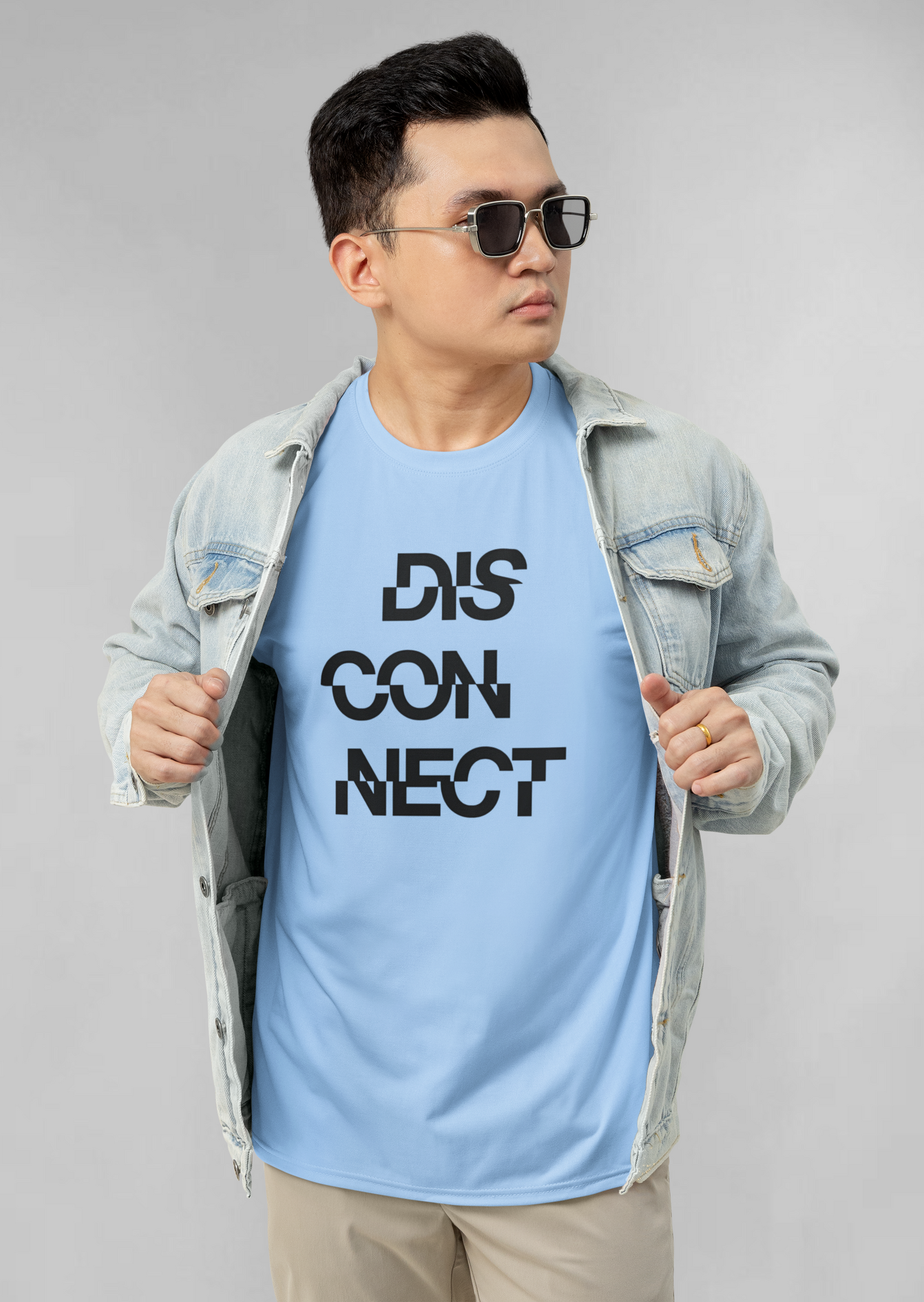 Disconnect unisex oversized t-shirt