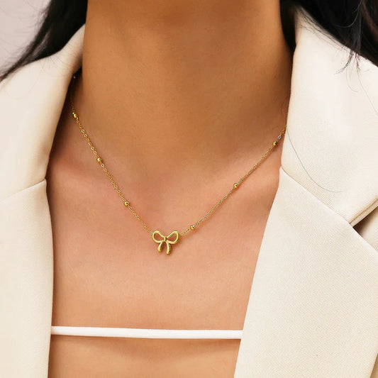 Infinity Bow - Necklace