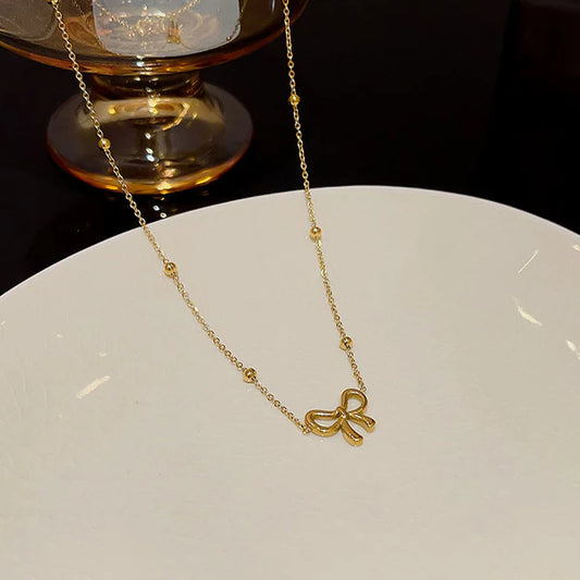 Infinity Bow - Necklace