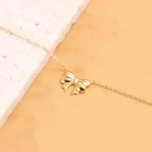 Bow Minimalist - Necklace