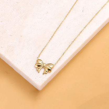 Bow Minimalist - Necklace