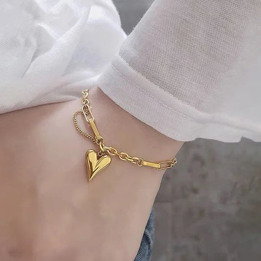 Heart Themed Charm - Bracelet