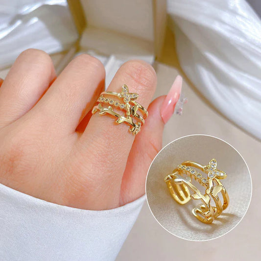 Anti Tarnish Butterfly - Ring