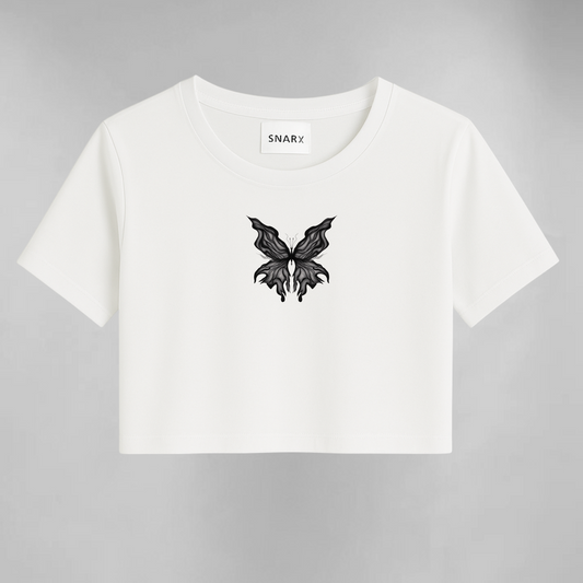 Butterfly crop top
