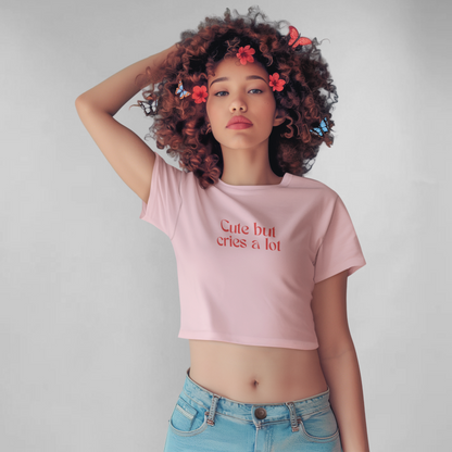 Cute but cries alot crop top