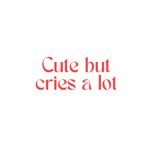 Cute but cries alot crop top