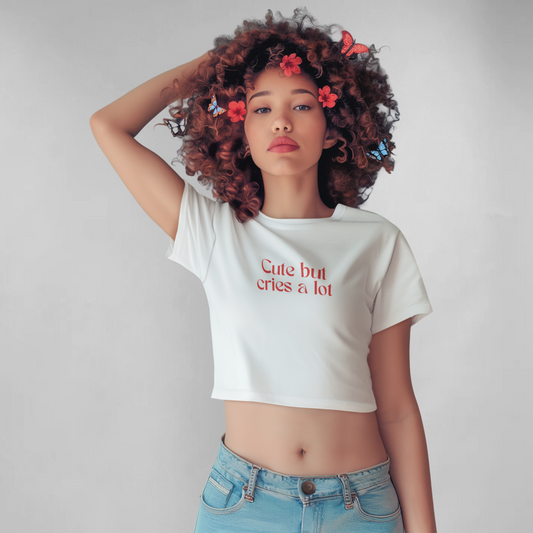 Cute but cries alot crop top