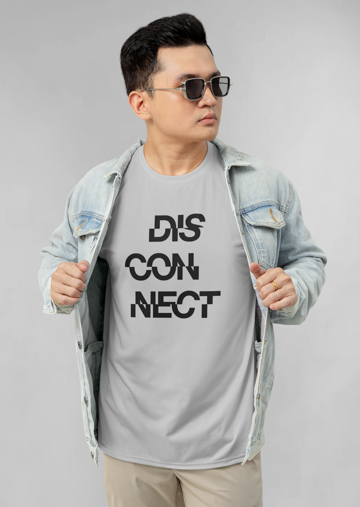 Disconnect unisex oversized t-shirt