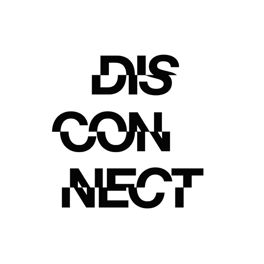 Disconnect unisex oversized t-shirt