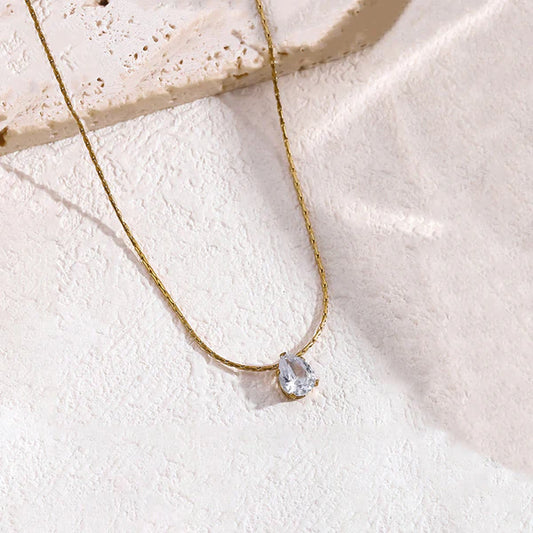 Drop CZ - Necklace