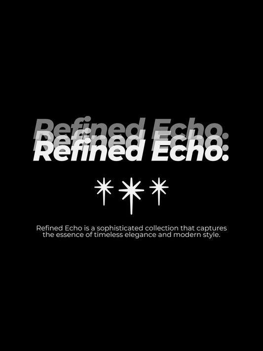 Refined echo unisex oversized t-shirt