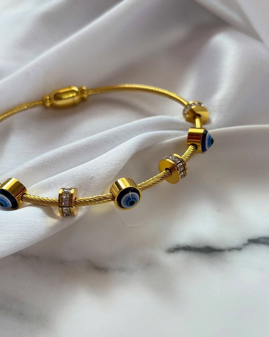 Anti Tarnish Evil Eye - Bracelet