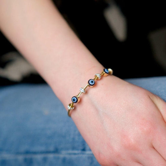 Anti Tarnish Evil Eye - Bracelet