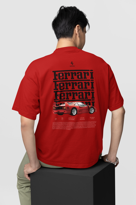 Ferrari F40 unisex oversized t-shirt