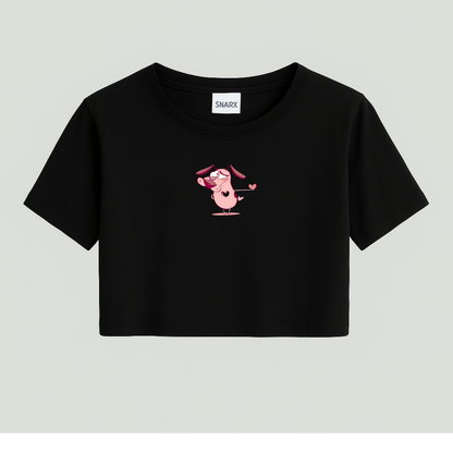 Fraidy crop top