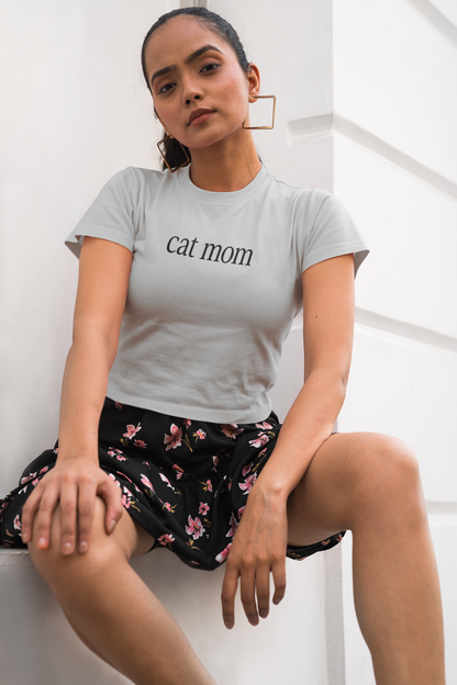 Cat Mom - Crop top