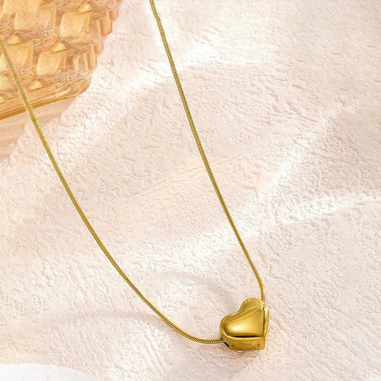 Thick Heart Themed - Necklace