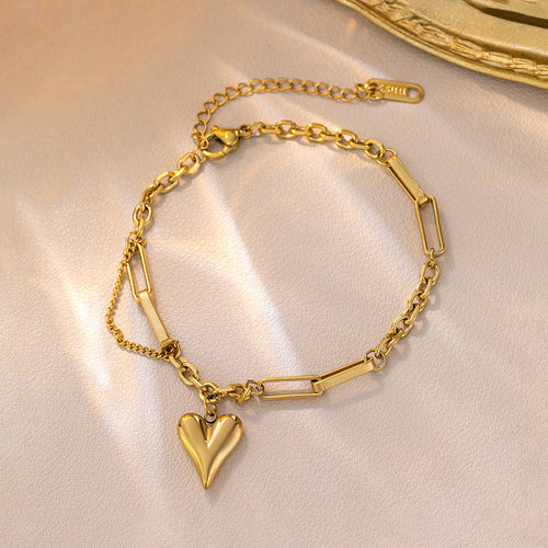 Heart Themed Charm - Bracelet