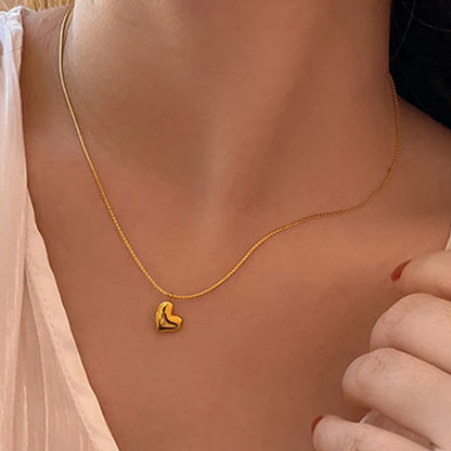 Minimalist Heart Themed - Necklace