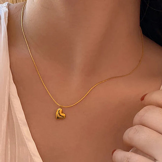Minimalist Heart Themed - Necklace
