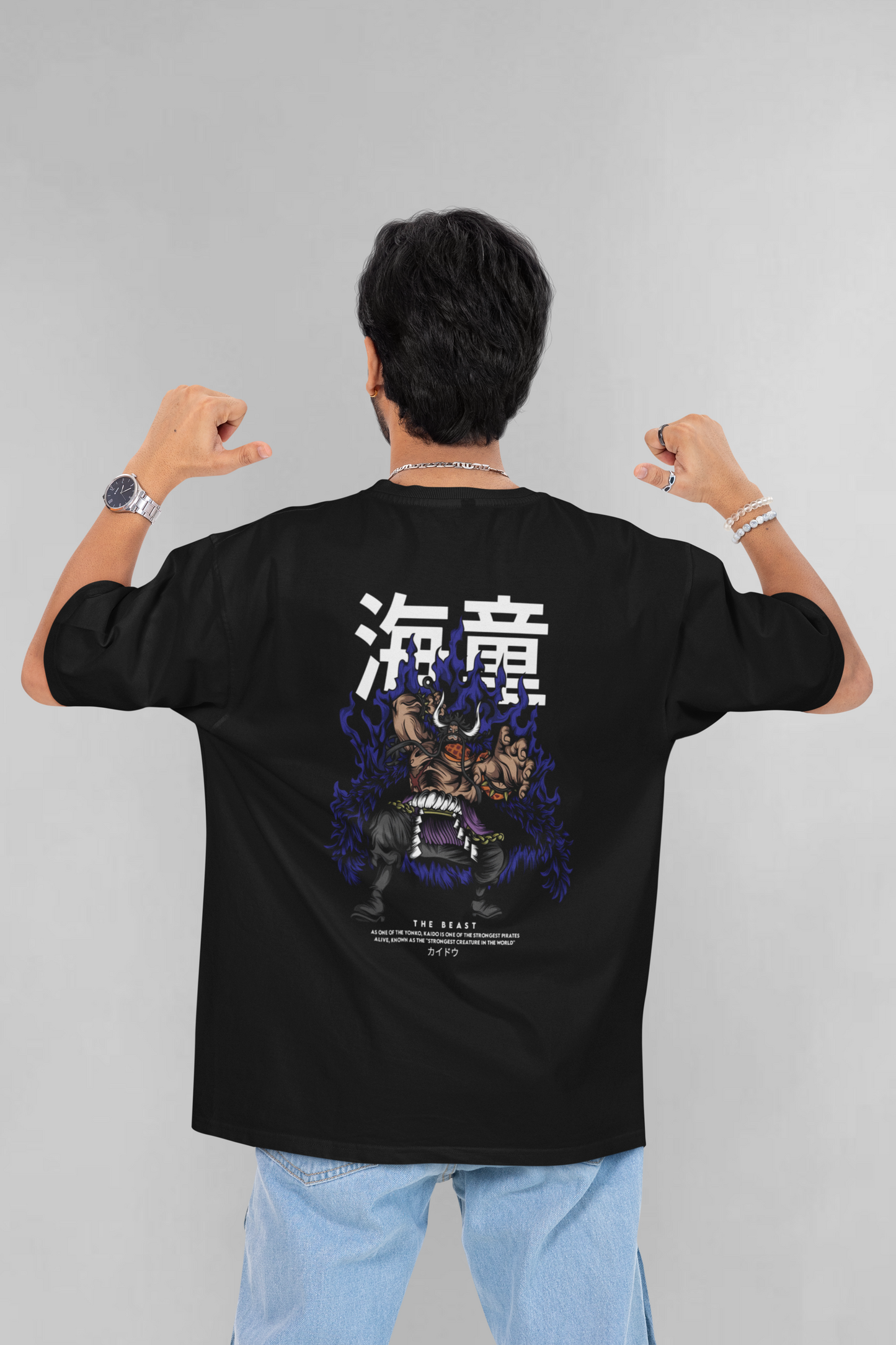Kaido (one piece) unisex oversized t-shirt