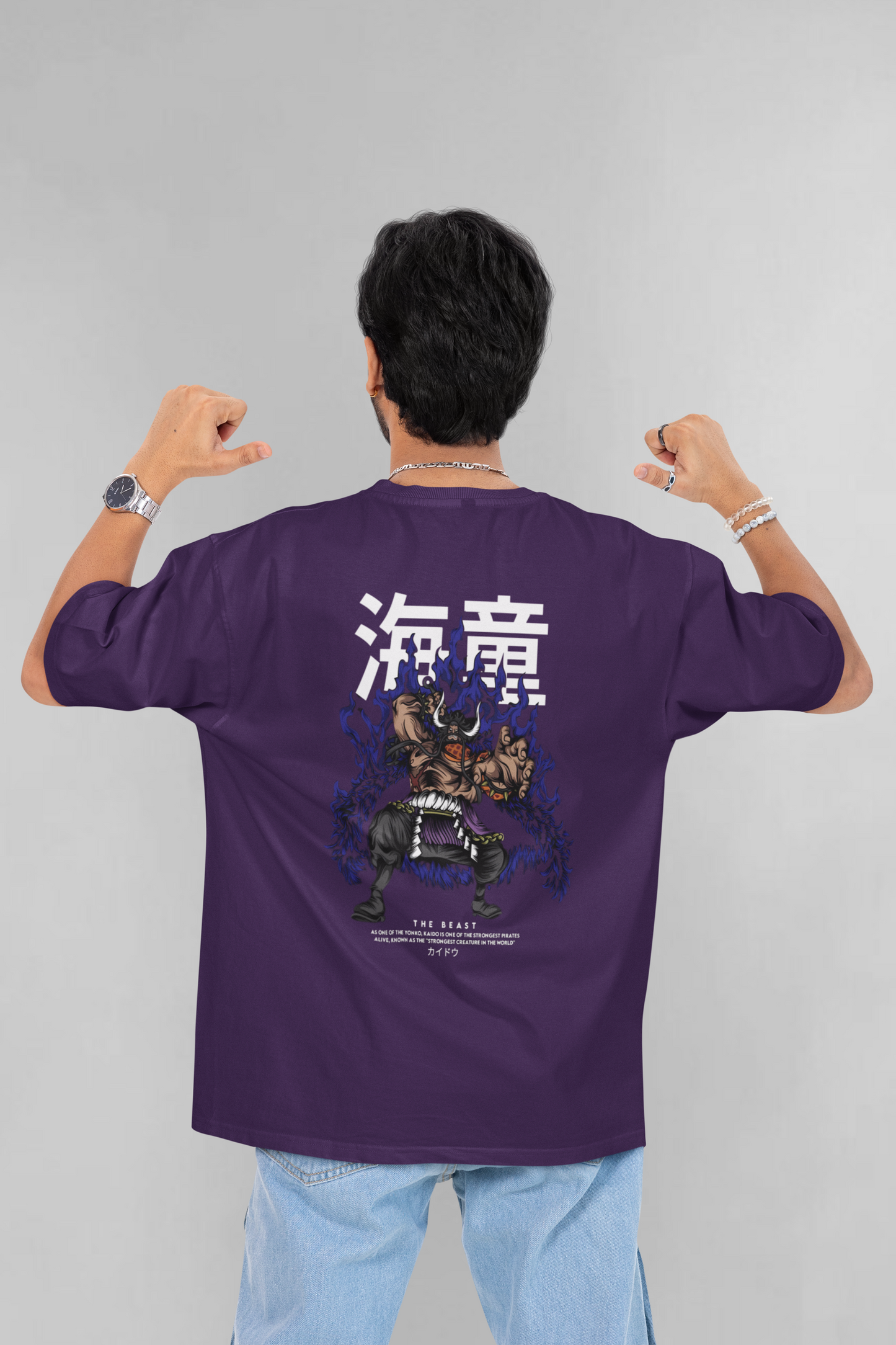Kaido (one piece) unisex oversized t-shirt