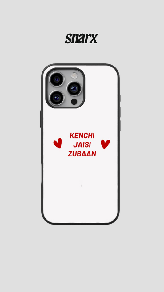 Kenchi Jaisi Zubaan - Glass Case